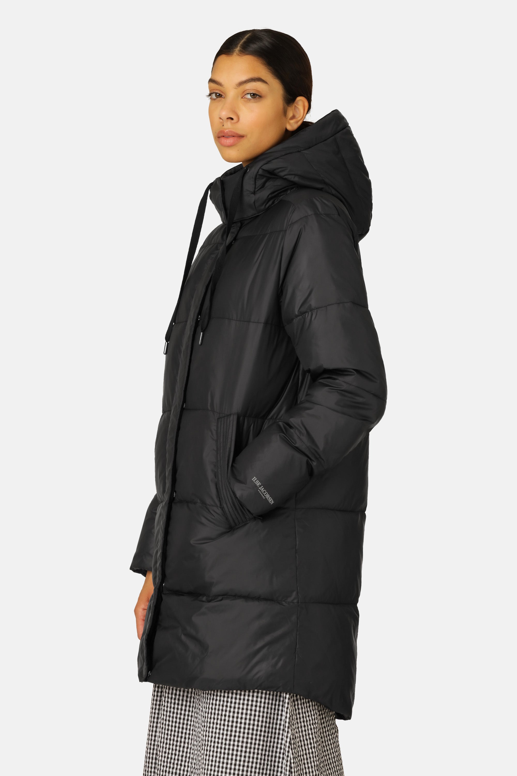 Ilse Jacobsen Hornbæk Outerwear Klassischer Mantel Coat 001 Black